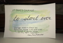 Exploring the Courage It Takes to Start Over, Gently